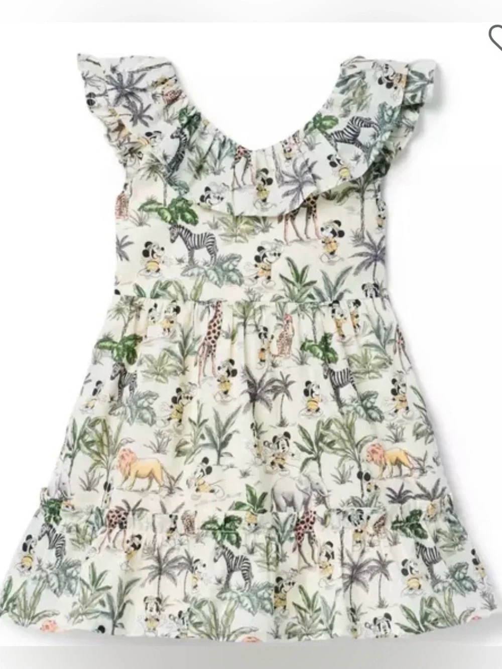 Disney x Janie and Jack Mickey & Minnie Safari Explore Dress Animal Kingdom 6 yr